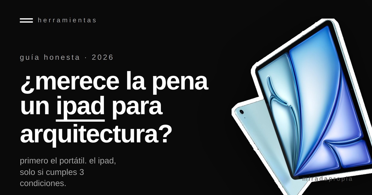 iPad Air para estudiar arquitectura