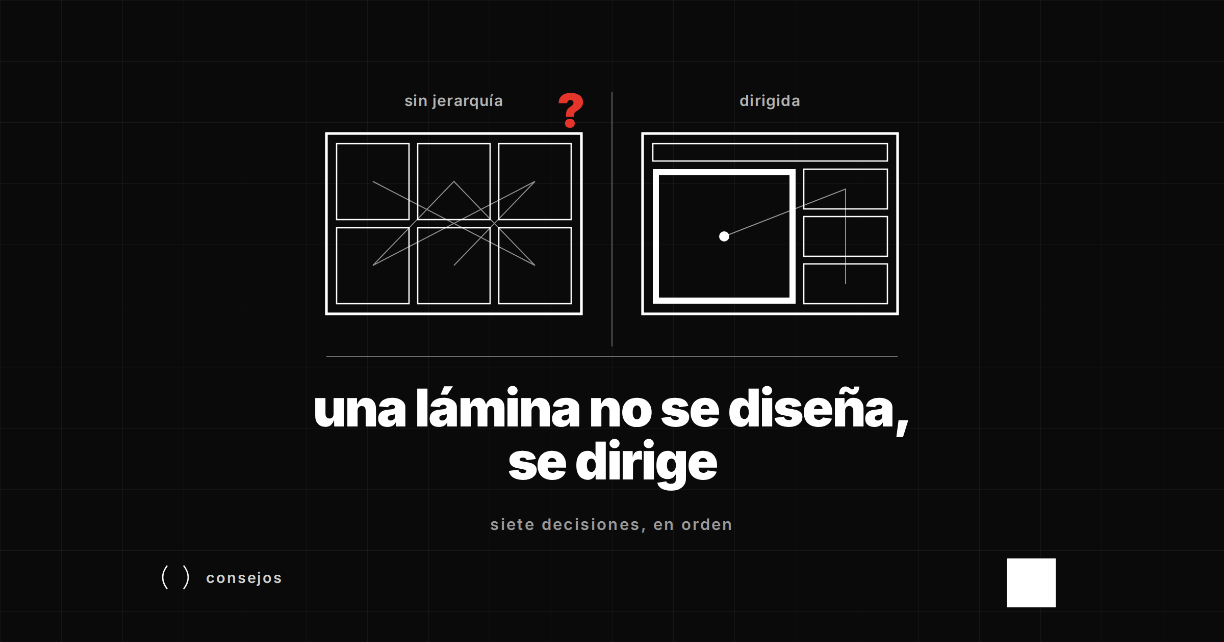 cómo hacer una lámina de arquitectura: 7 decisiones